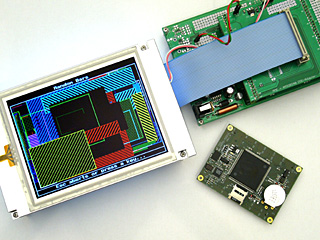 QVGA Display am ARM9-Modul